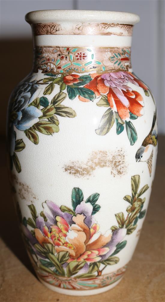 Hododa Satsuma pottery vase(-)